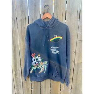 black mysterious hoodie